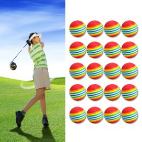 Outdoor Sport Golf Balls color Rainbow Stripe Balls FOAM Sponge plastic Golf Balls for Swing Practice Training Balls 20Pcs/bag Outdoor Sport Golf Balls color Rainbow Stripe Balls FOAM Sponge plastic Golf Balls for Swing Practice Training Balls 20Pcs/bag